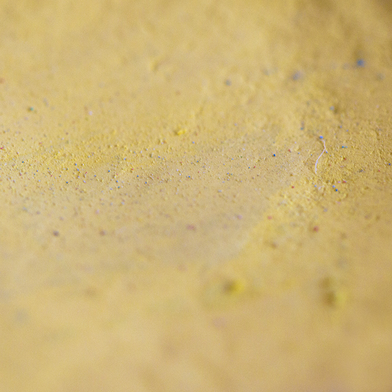 Yellow abstract photograph, part of photo series Opencasts